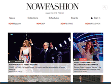 Tablet Screenshot of nowfashion.com